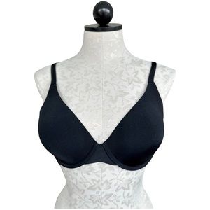 Ambrielle Natural Shaping Full Coverage Bra Underwire Black Size 36C